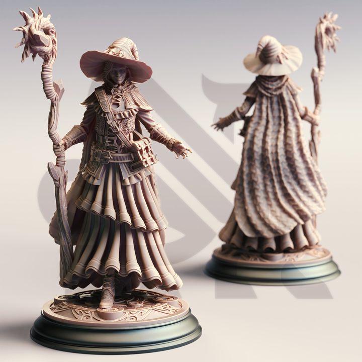 Witch Hat Spellcaster Sorcerer Druid - Human Wizard Apprentice by DM Stash