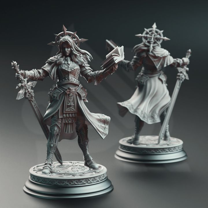 Spellbook Warrior Priestess Fighter - Paladin of Vengeance by DM Stash