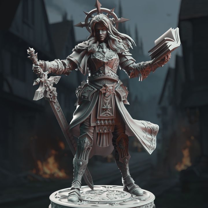 Spellbook Warrior Priestess Fighter - Paladin of Vengeance by DM Stash