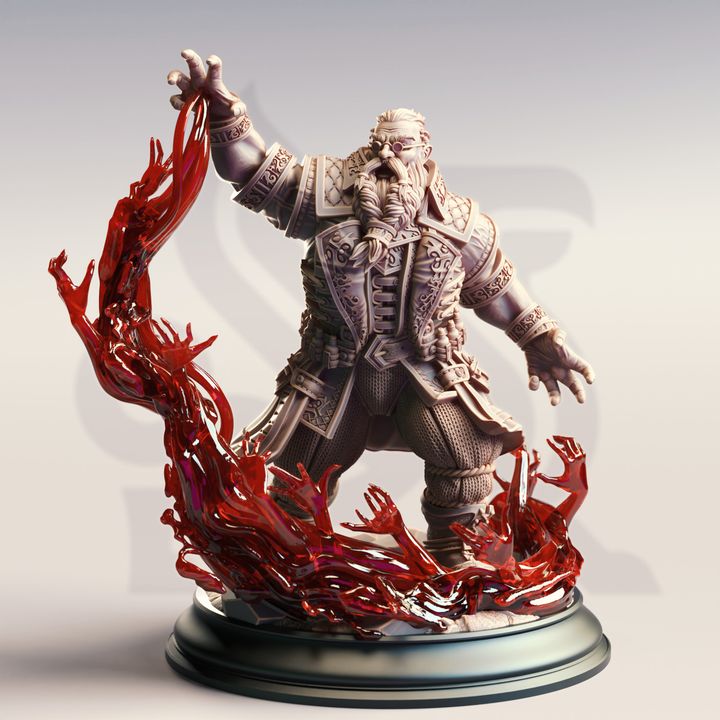 Necromancer Dwarven Steampunk Warlock - Dwarf Blood Mage by DM Stash