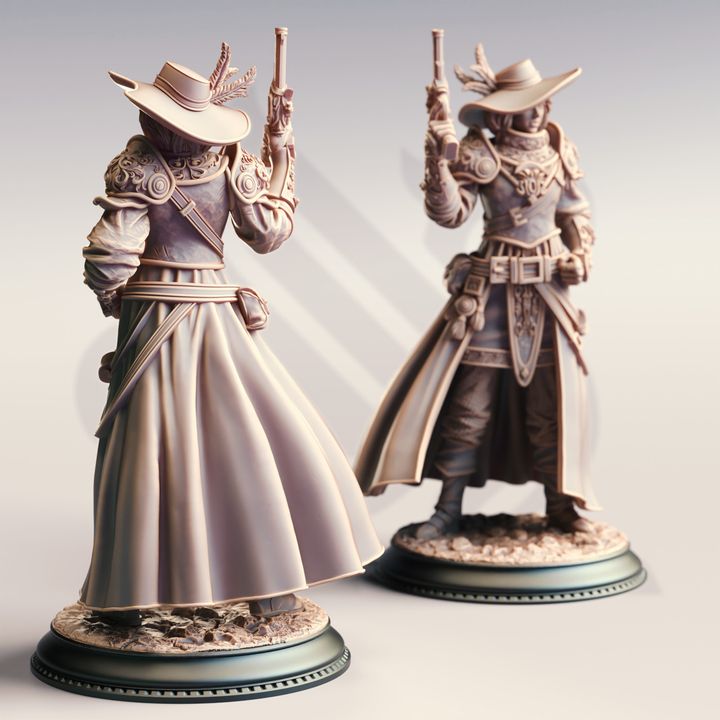 Female Monster Hunter Gunslinger - Human High Inquisitor by DM Stash