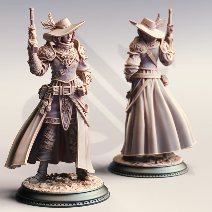 Female Monster Hunter Gunslinger - Human High Inquisitor by DM Stash