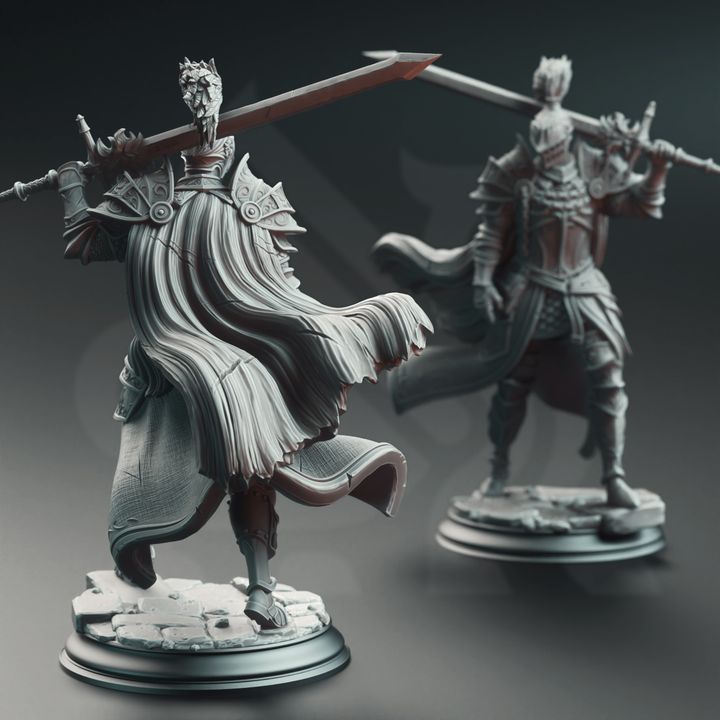 Black Knight Warrior Paladin - Knight of the Dusk by DM Stash
