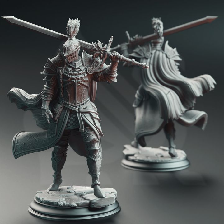 Black Knight Warrior Paladin - Knight of the Dusk by DM Stash