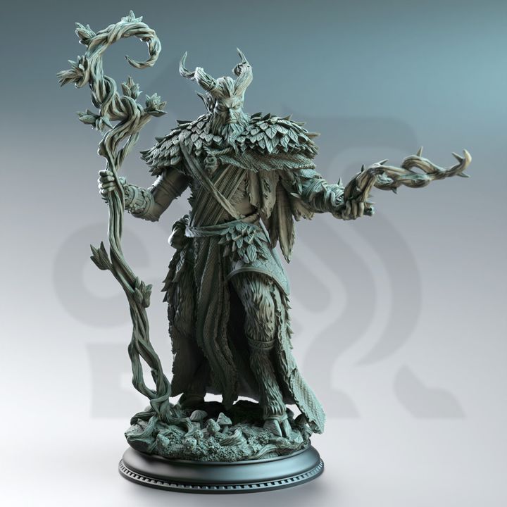 Elder Tiefling Nature Guardian Spellcaster Warlock - Satyr Druid by DM Stash