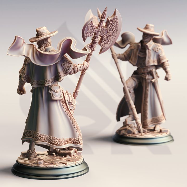 Great Axe Witch Hunter Executioner - Inquisitor Mage Hunter by DM Stash
