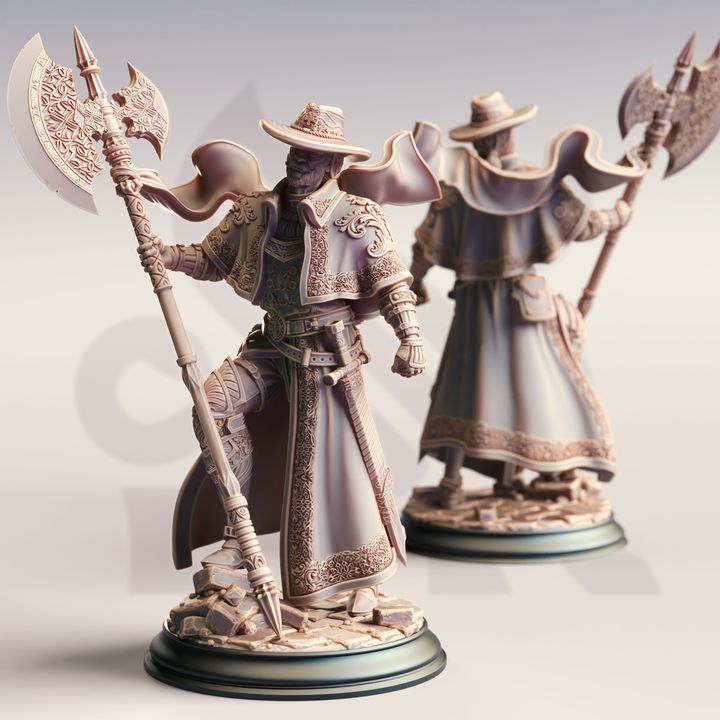 Great Axe Witch Hunter Executioner - Inquisitor Mage Hunter by DM Stash