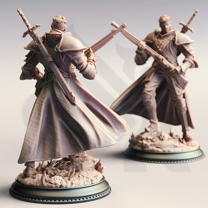 Cowboy Gun Ranger Hunter 32mm Scale - Inquisitor Gunslinger by DM Stash