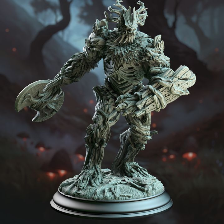 Tree Monster Nature Guardian Dryad 32mm Scale - Treant of Hatred by DM Stash
