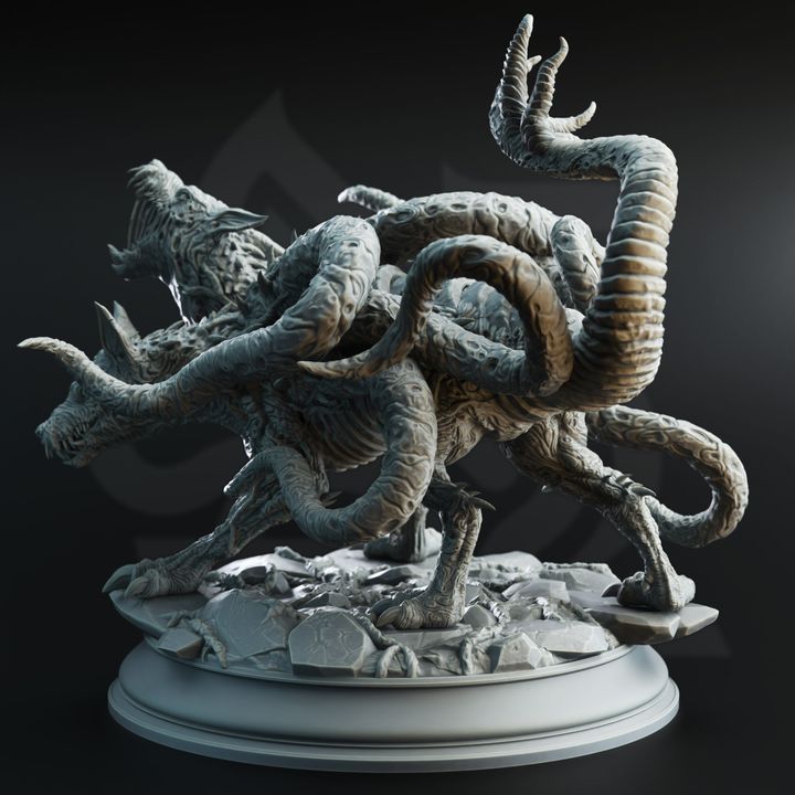 Cerberus Demonic Monster Enemy 32mm Scale - Aberrant Hellhounds by DM Stash