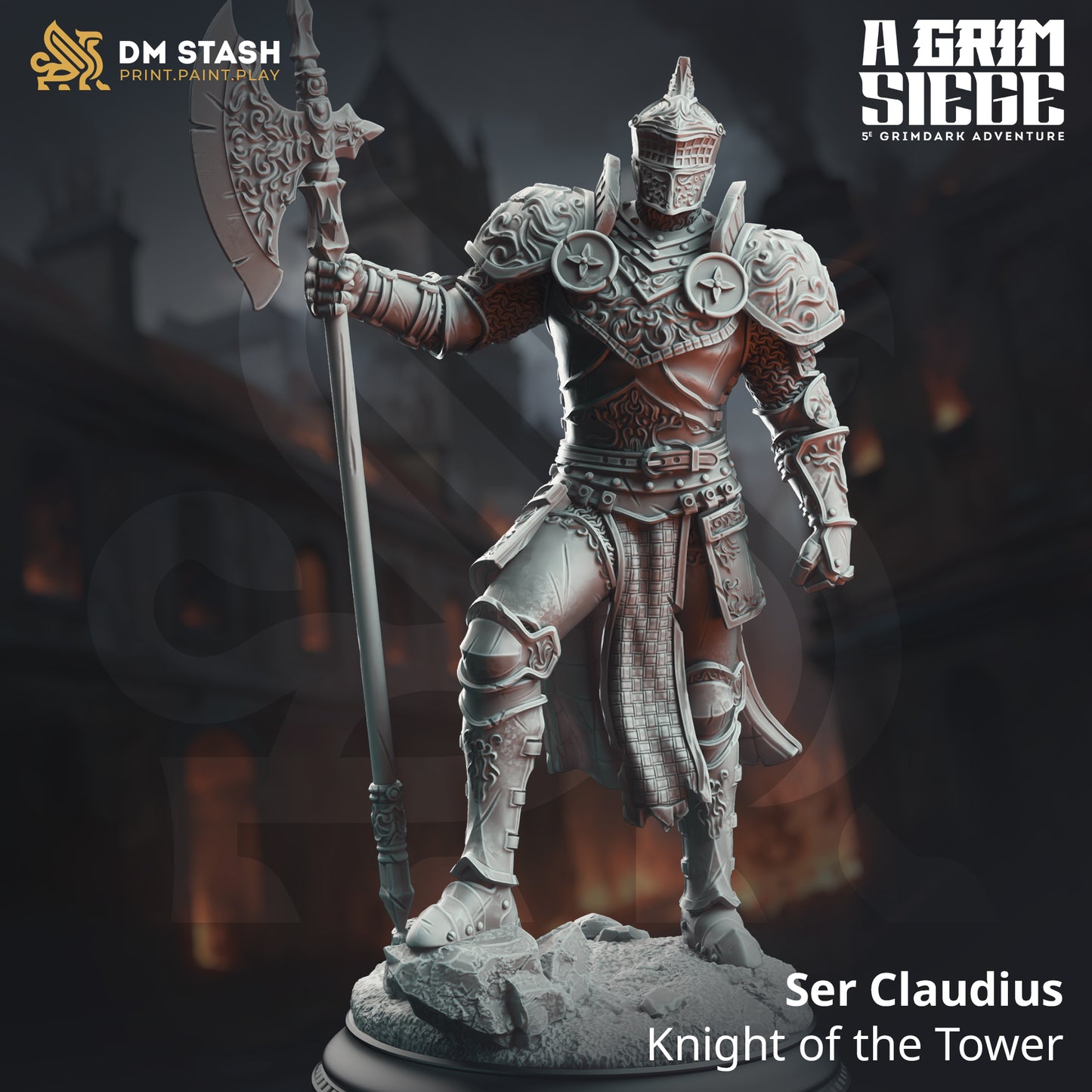 Castle Guard Armored Headsman Executioner - Knight of the Tower by DM Stash
