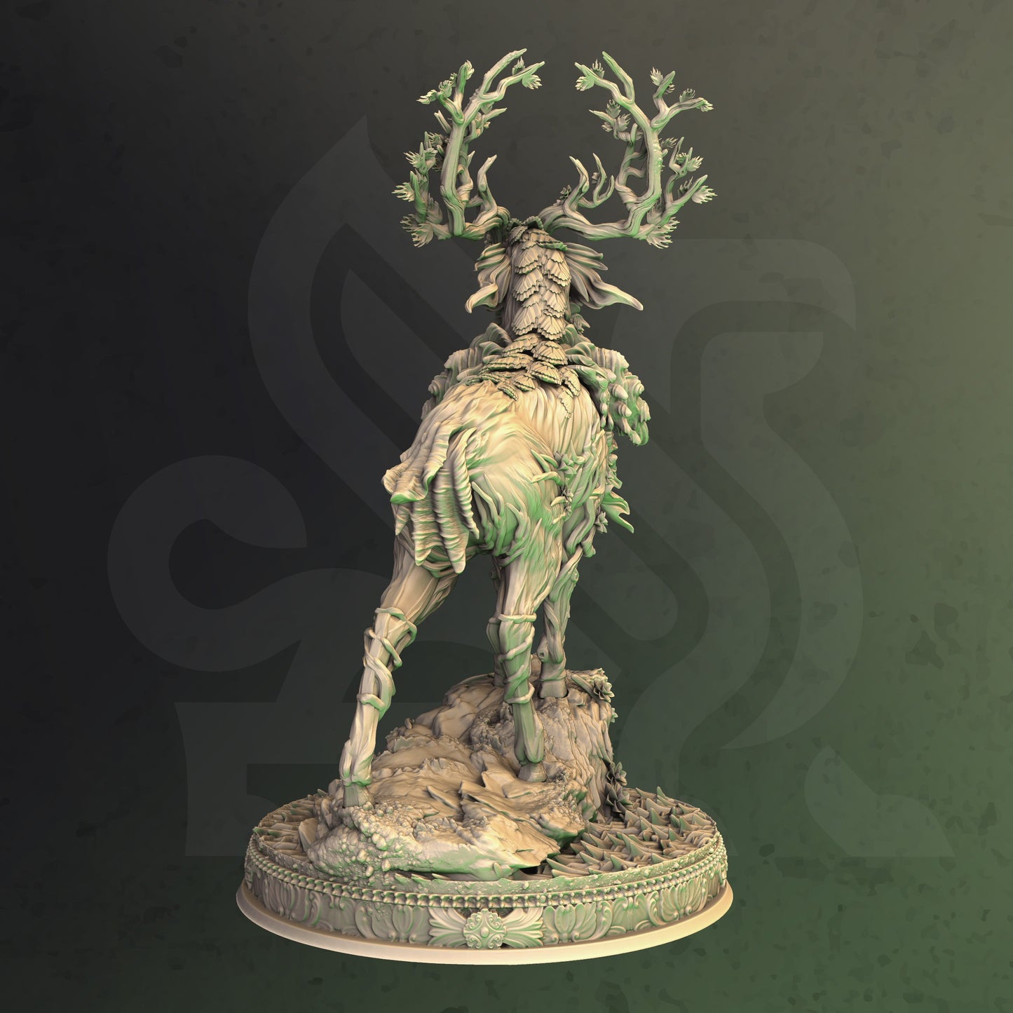 Fey Deer Deity Deity Guardian Beast 32mm Scale - Gentle Forest Spirit by DM Stash