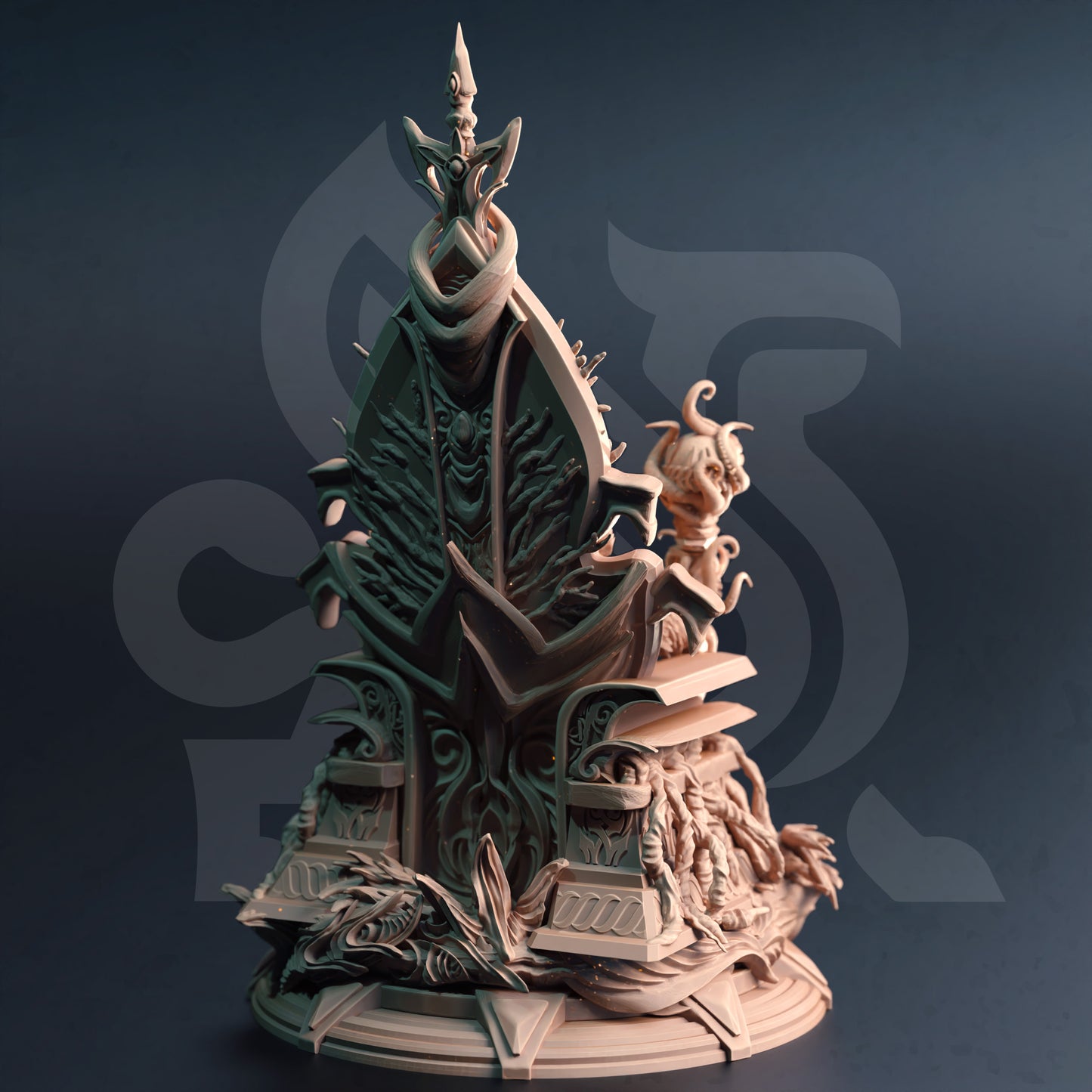 Sea Monster Villain Lovecraftian Entity Ruler King 32mm Scale - Dark Lord of the Depths by DM Stash