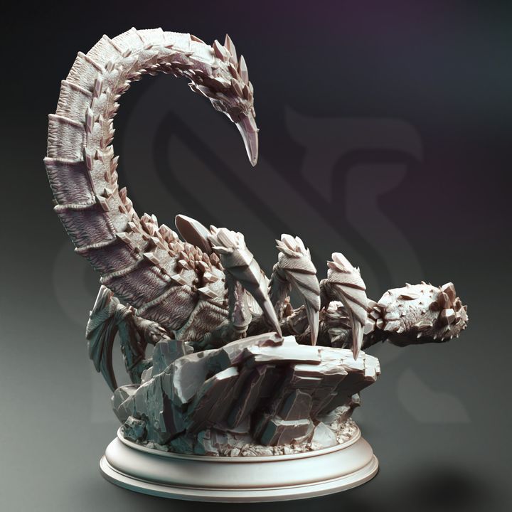 Giant Enemy Scorpion Bug Boss Monster 32mm Scale - Crystalline Scorpion by DM Stash