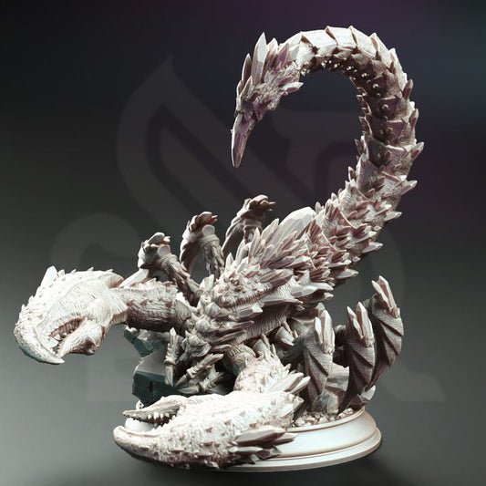 Giant Enemy Scorpion Bug Boss Monster 32mm Scale - Crystalline Scorpion by DM Stash