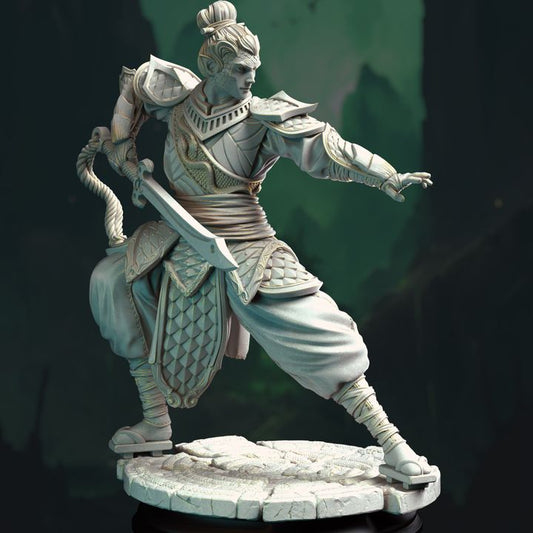Serpentfolk Samurai Rogue Warrior 32mm Scale - Eastern Pureblood by DM Stash