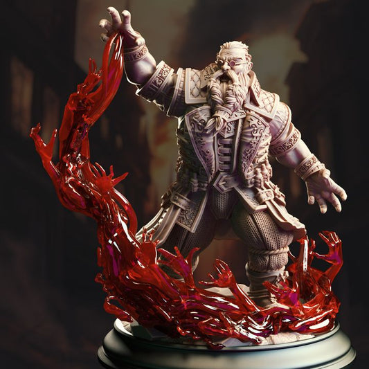 Necromancer Dwarven Steampunk Warlock - Dwarf Blood Mage by DM Stash