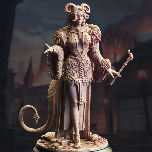 Noble Succubus Fantasy Spellcaster - Tiefling Alluring Sorceress by DM Stash