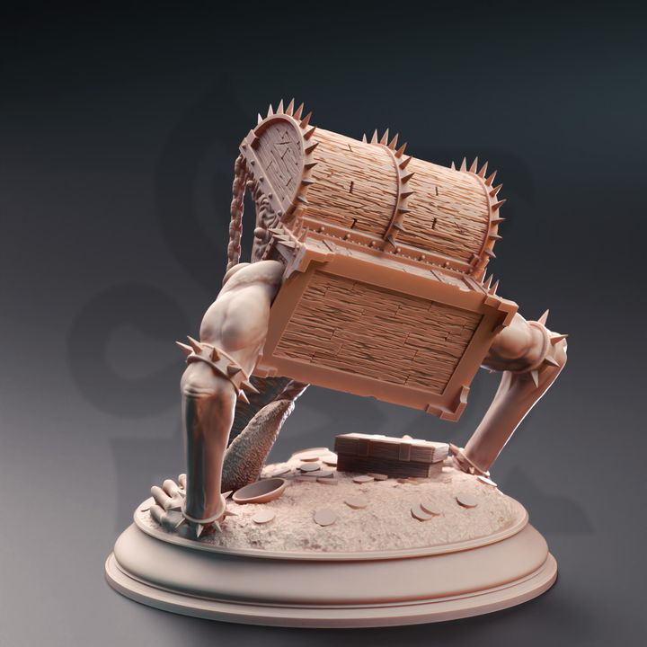 Trap Monstrosity Loot Enemy 32mm Scale - Treasure Mimic by DM Stash