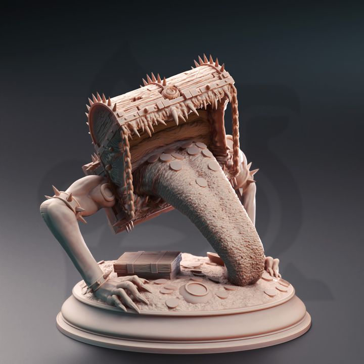 Trap Monstrosity Loot Enemy 32mm Scale - Treasure Mimic by DM Stash