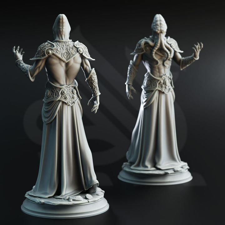 Lovecraftian Cultist Minion Abomination Trio 32mm Scale - Ascended Flayers by DM Stash