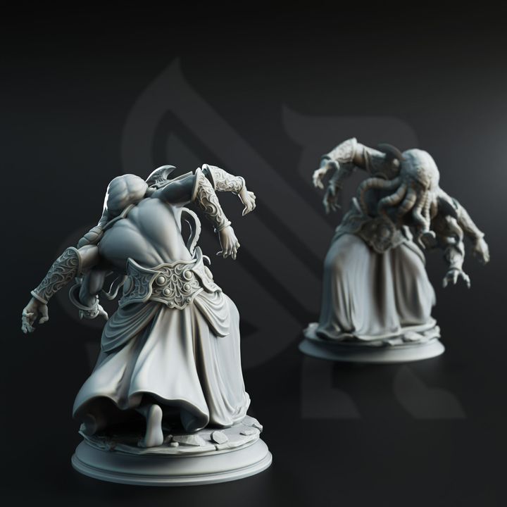Lovecraftian Cultist Minion Abomination Trio 32mm Scale - Ascended Flayers by DM Stash