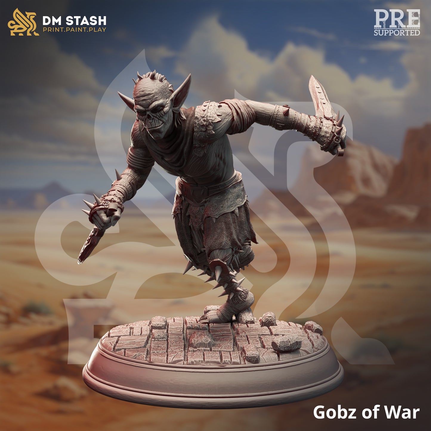 Goblin Bandit Trio Bomber Assassin Slinger Minions 32mm Scale - Goblin War Squad by DM Stash