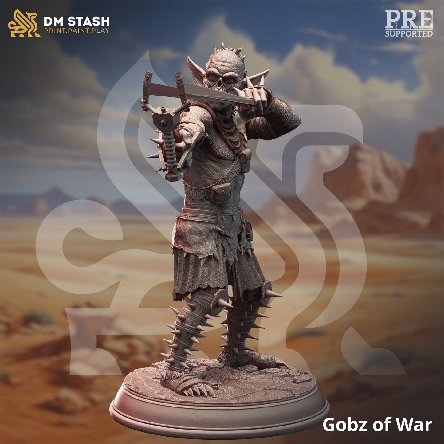 Goblin Bandit Trio Bomber Assassin Slinger Minions 32mm Scale - Goblin War Squad by DM Stash
