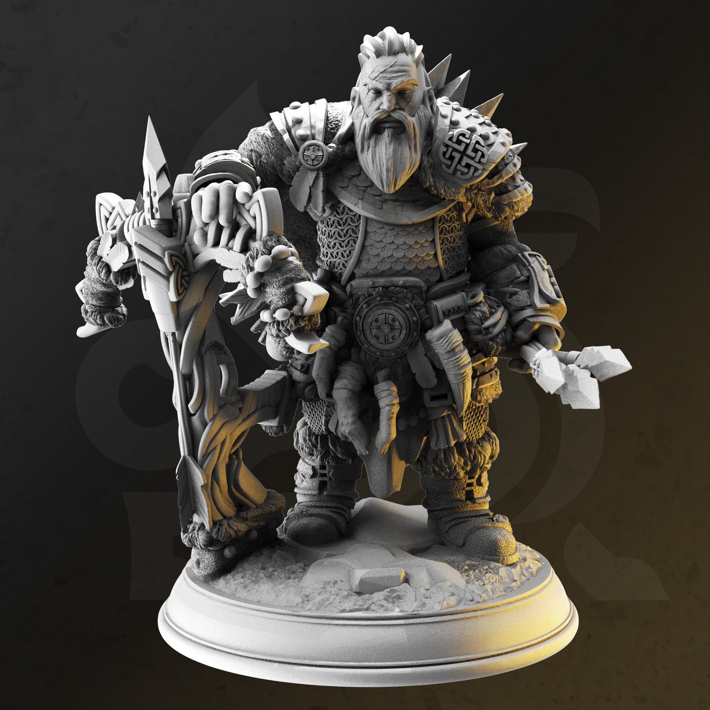 Dwarf Rogue Crossbow Engineer Miniature - Big Game Hunter by DM Stash