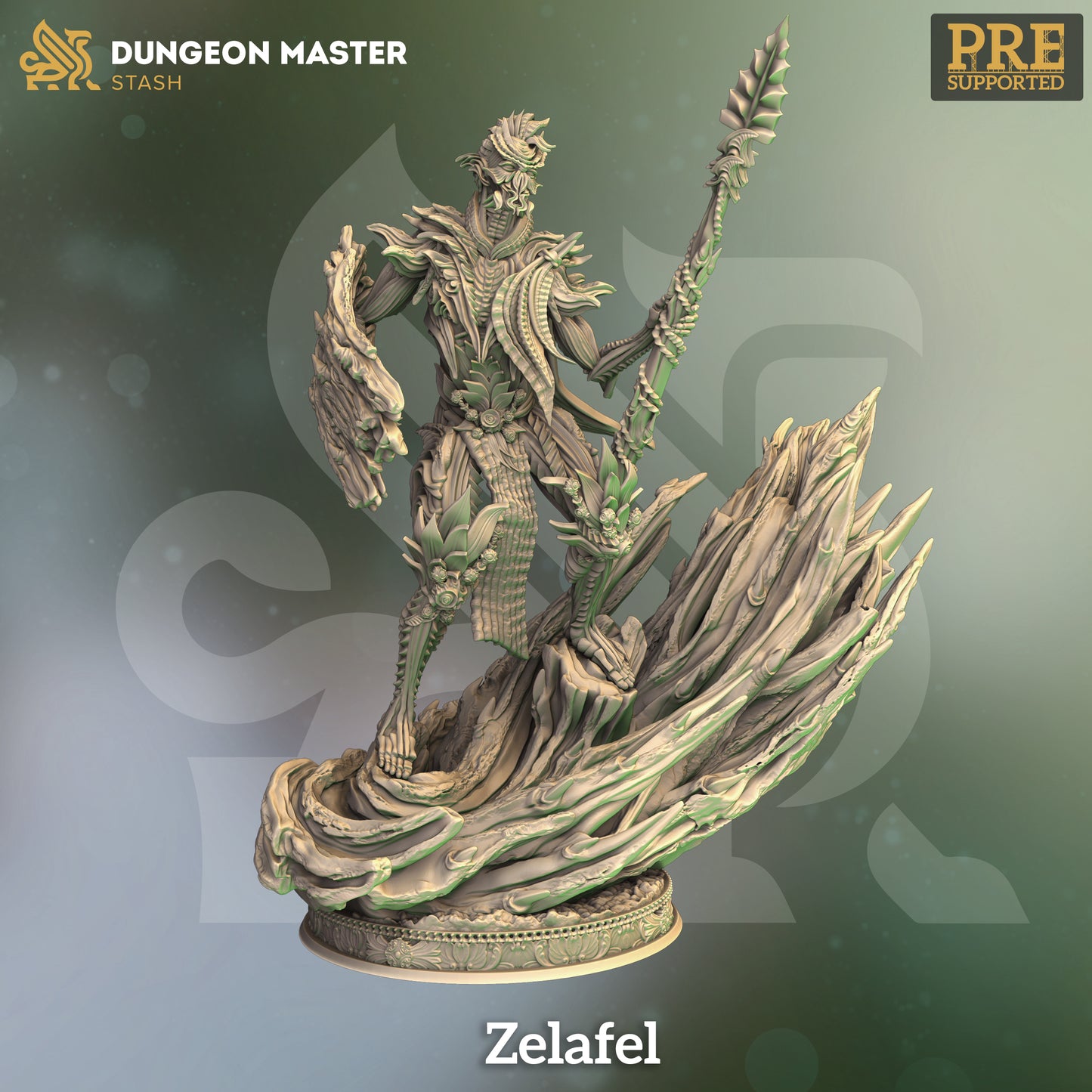 Nature Elemental Forest Guardian Two Forms 32mm Scale - Spriggan Warrior by DM Stash