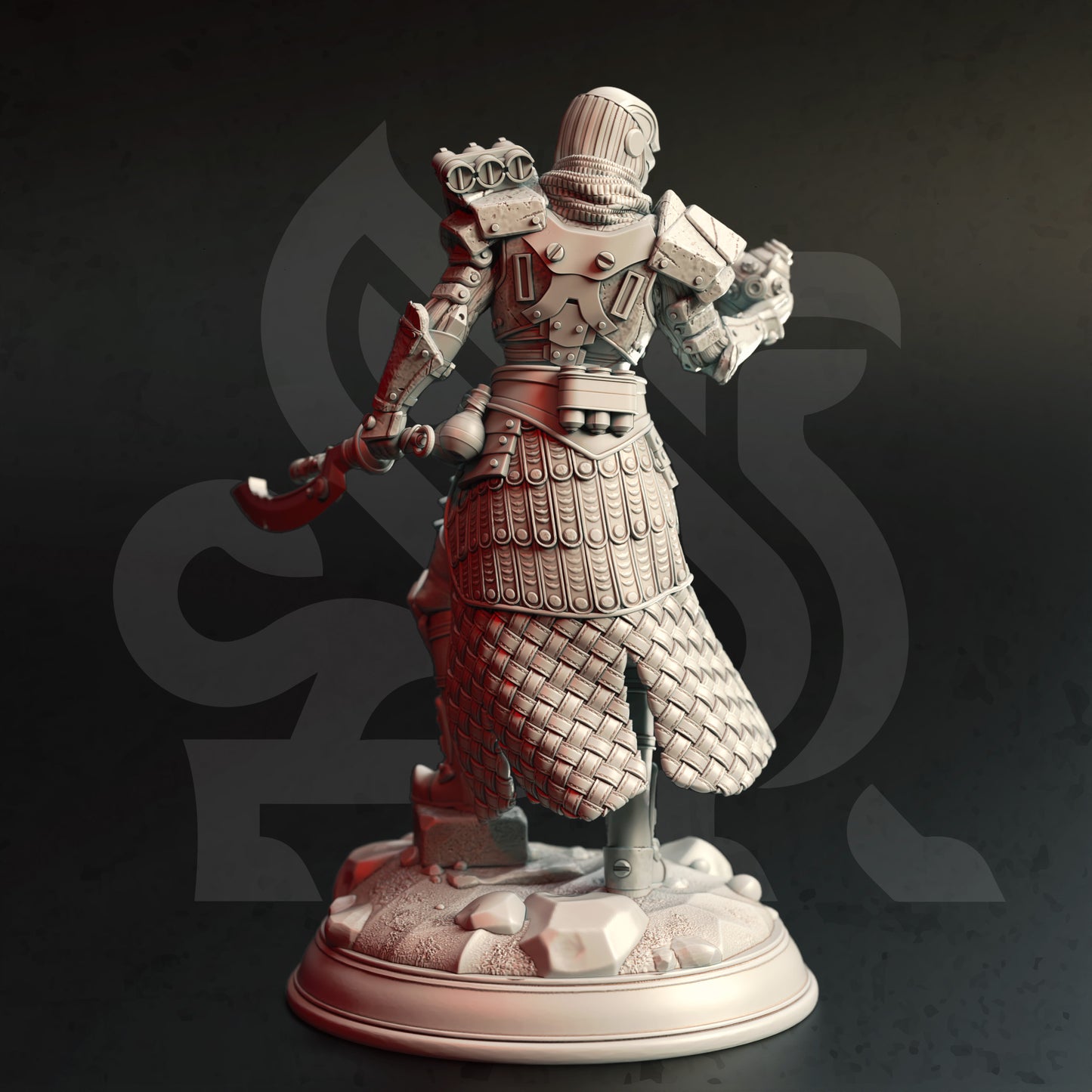 Spellcaster Construct Bomber Spellcaster Inventor 32mm Scale - Warforged Artificer by DM Stash