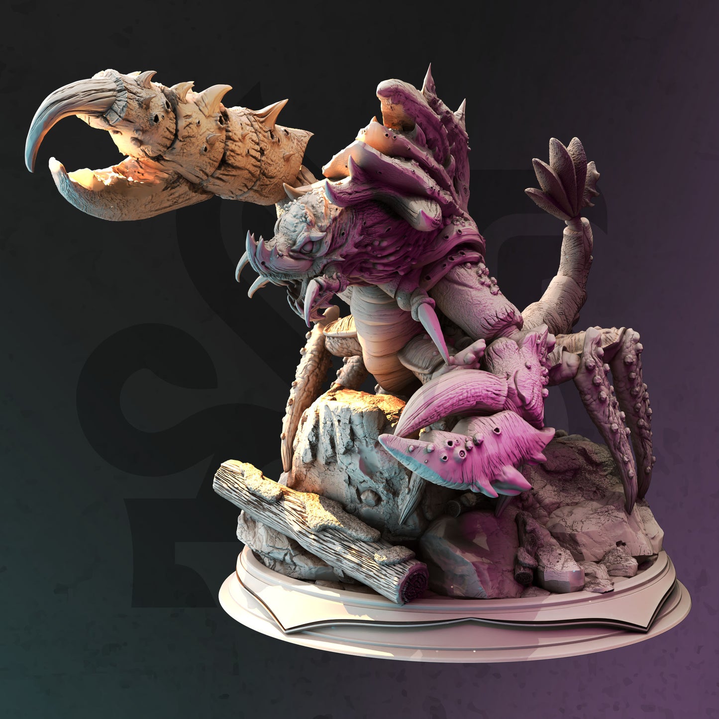 Giant Enemy Lobster Monster Abomination 32mm Scale - Underdark Crustacean by DM Stash