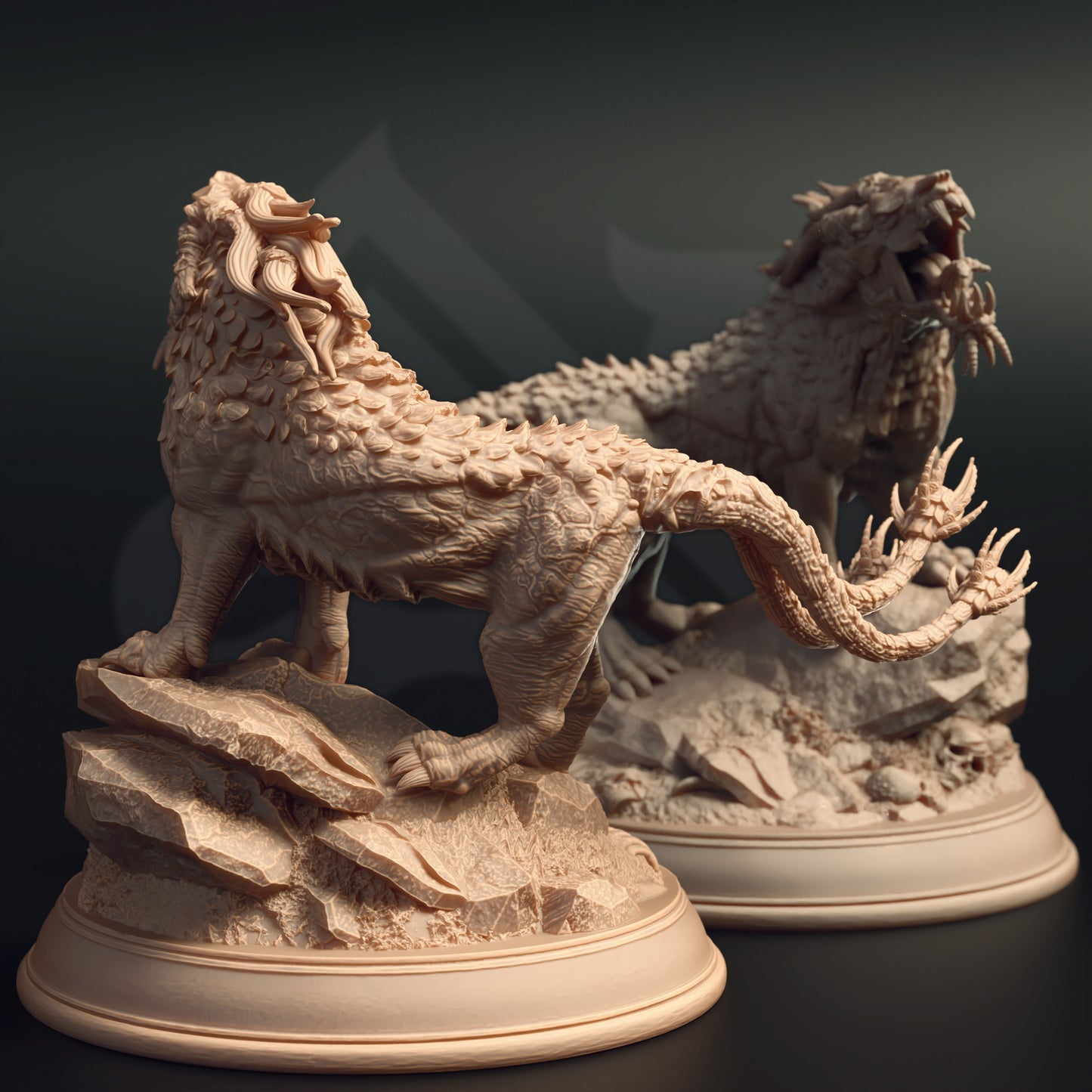 Exotic Beast Predator Monster Minion Miniature 32mm Scale - Godless Panther by DM Stash