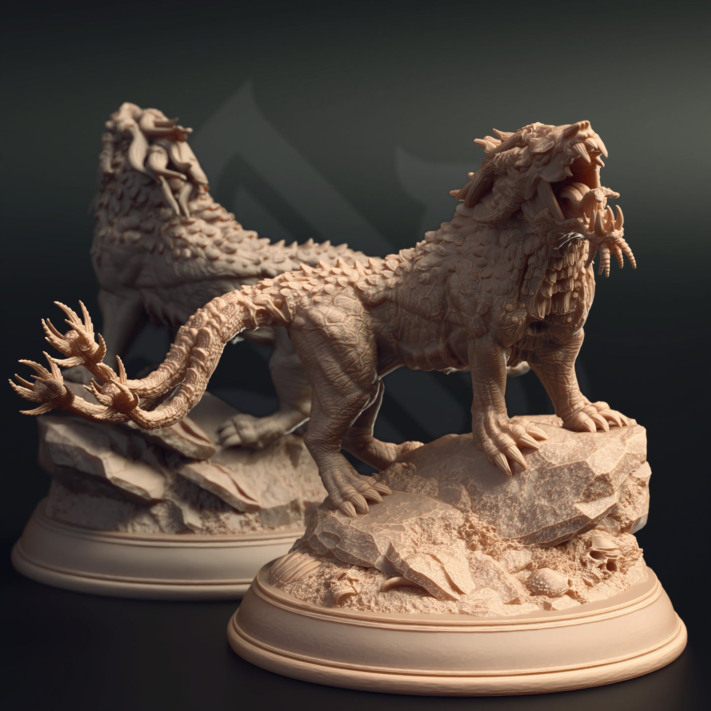 Exotic Beast Predator Monster Minion Miniature 32mm Scale - Godless Panther by DM Stash