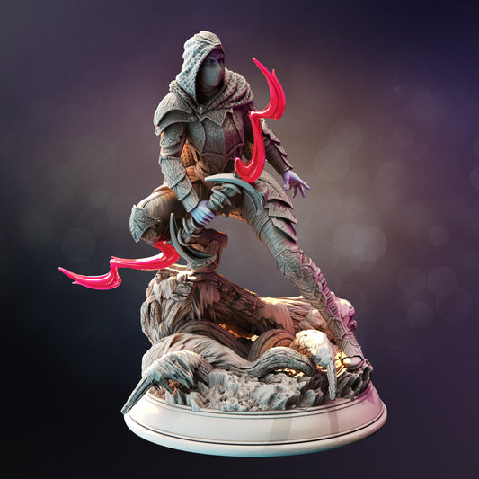 Dark Elf Archer Rogue Assassin Sniper 32mm Scale - Drow Swamp Ranger by DM Stash