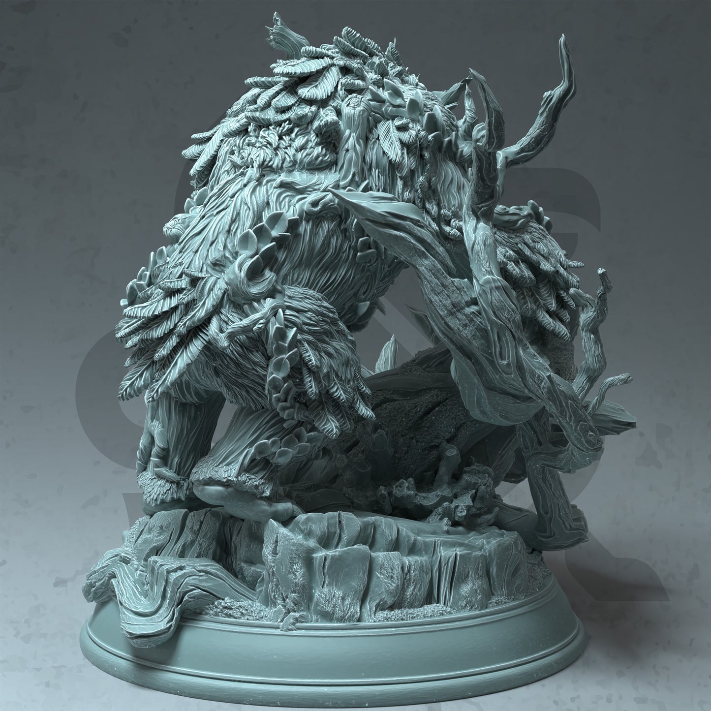 Owlbear Mythical Monster Druid 32mm Scale - Fey Touched Owlbear by DM Stash