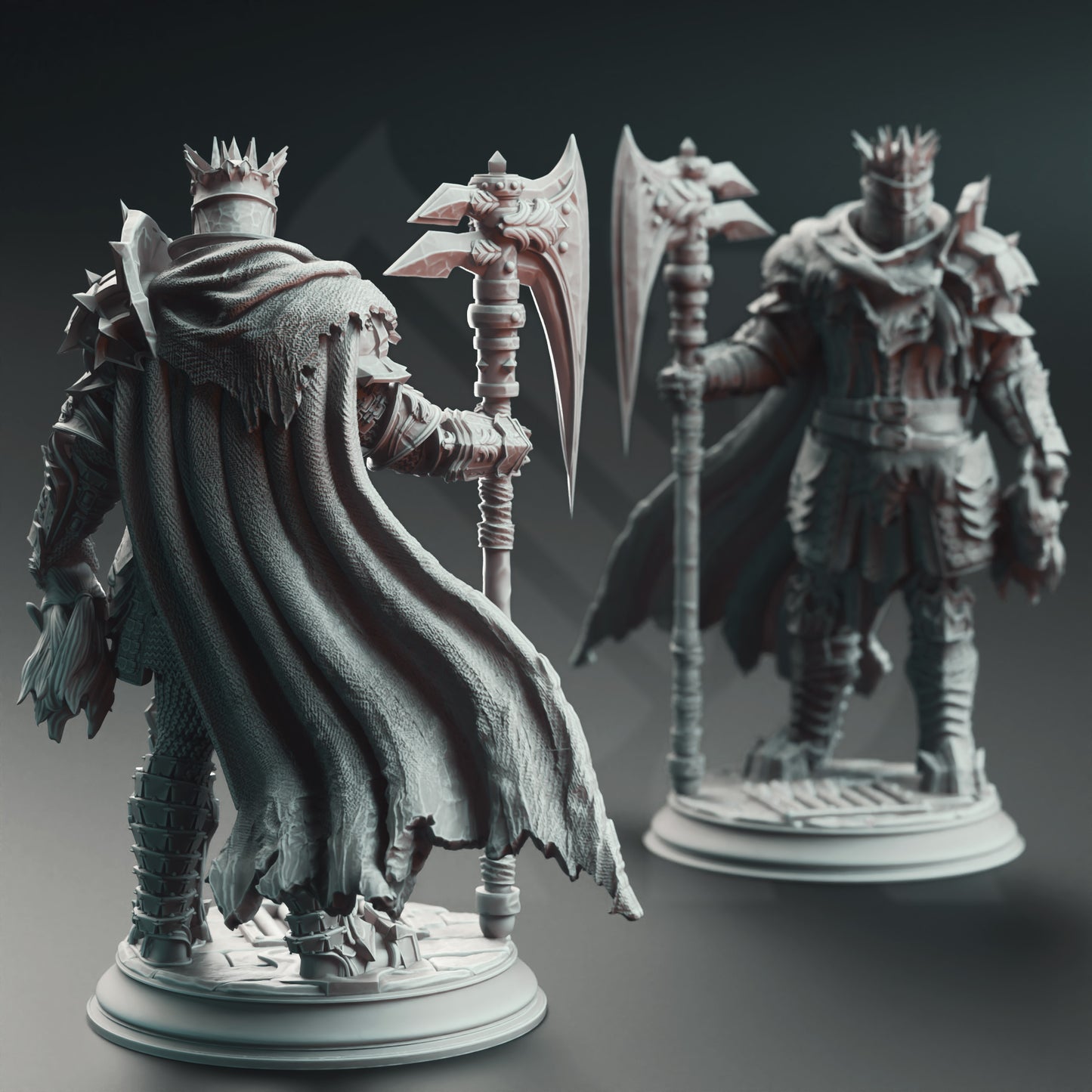 Axe Executioner Villain  Knight NPC Miniature 32mm Scale - Duke's Executioner by DM Stash