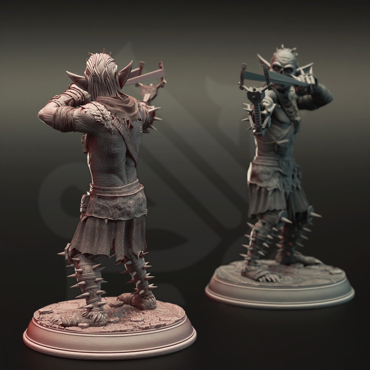 Goblin Bandit Trio Bomber Assassin Slinger Minions 32mm Scale - Goblin War Squad by DM Stash