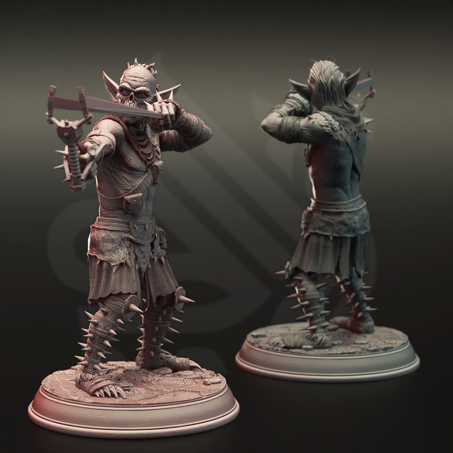 Goblin Bandit Trio Bomber Assassin Slinger Minions 32mm Scale - Goblin War Squad by DM Stash
