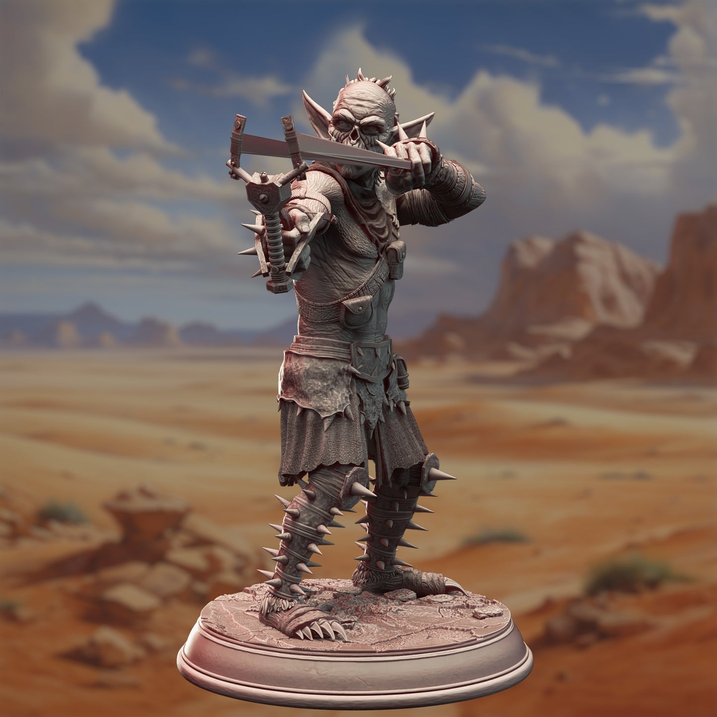 Goblin Bandit Trio Bomber Assassin Slinger Minions 32mm Scale - Goblin War Squad by DM Stash