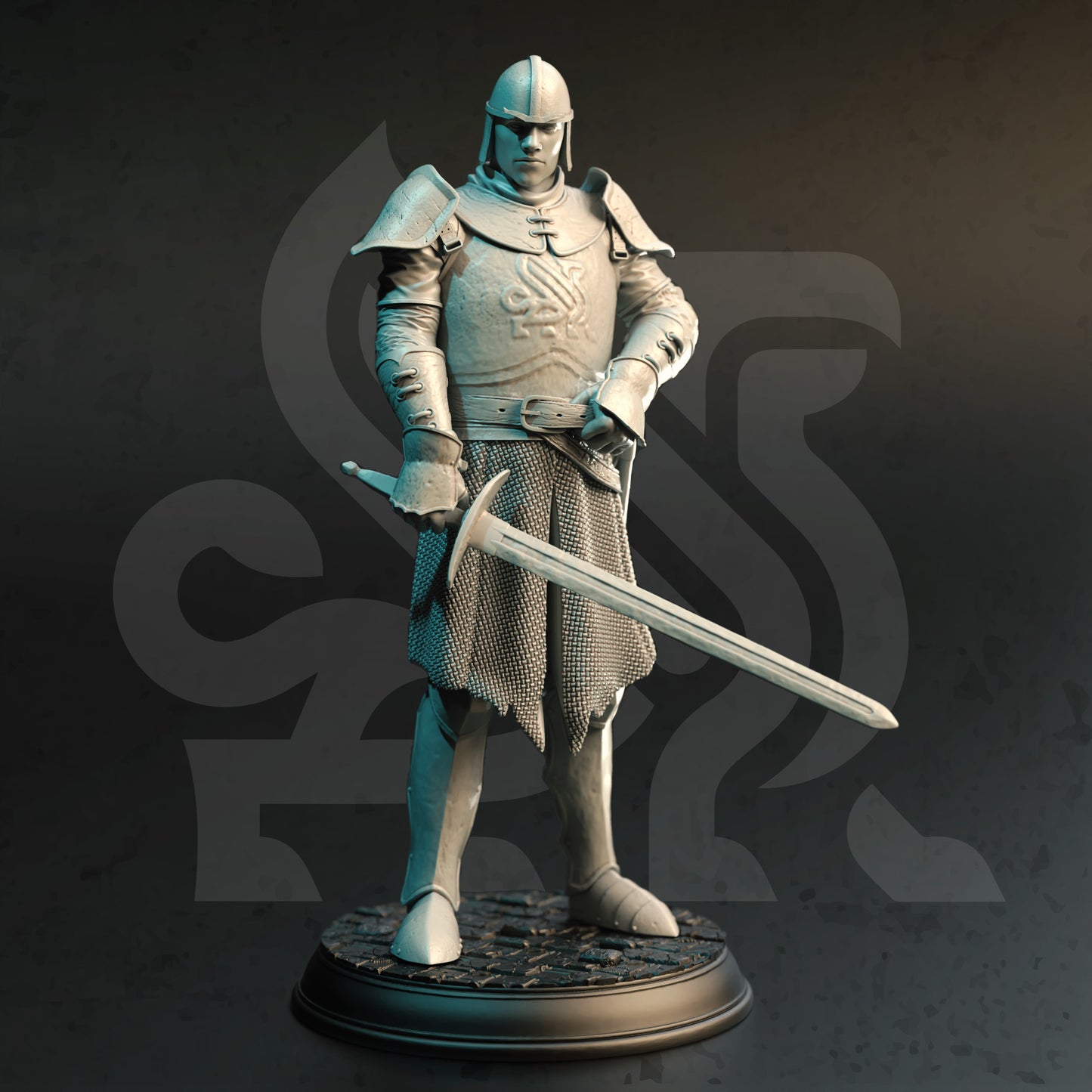 City Guard Human Infantry Male Female Sword Polearm 32mm Scale - Footsoldiers by DM Stash