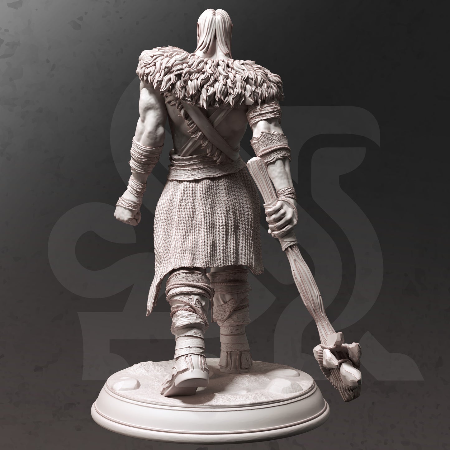 Frost Giant Tall Monster Enemy NPC Miniature 32mm Scale - Hill Giant by DM Stash