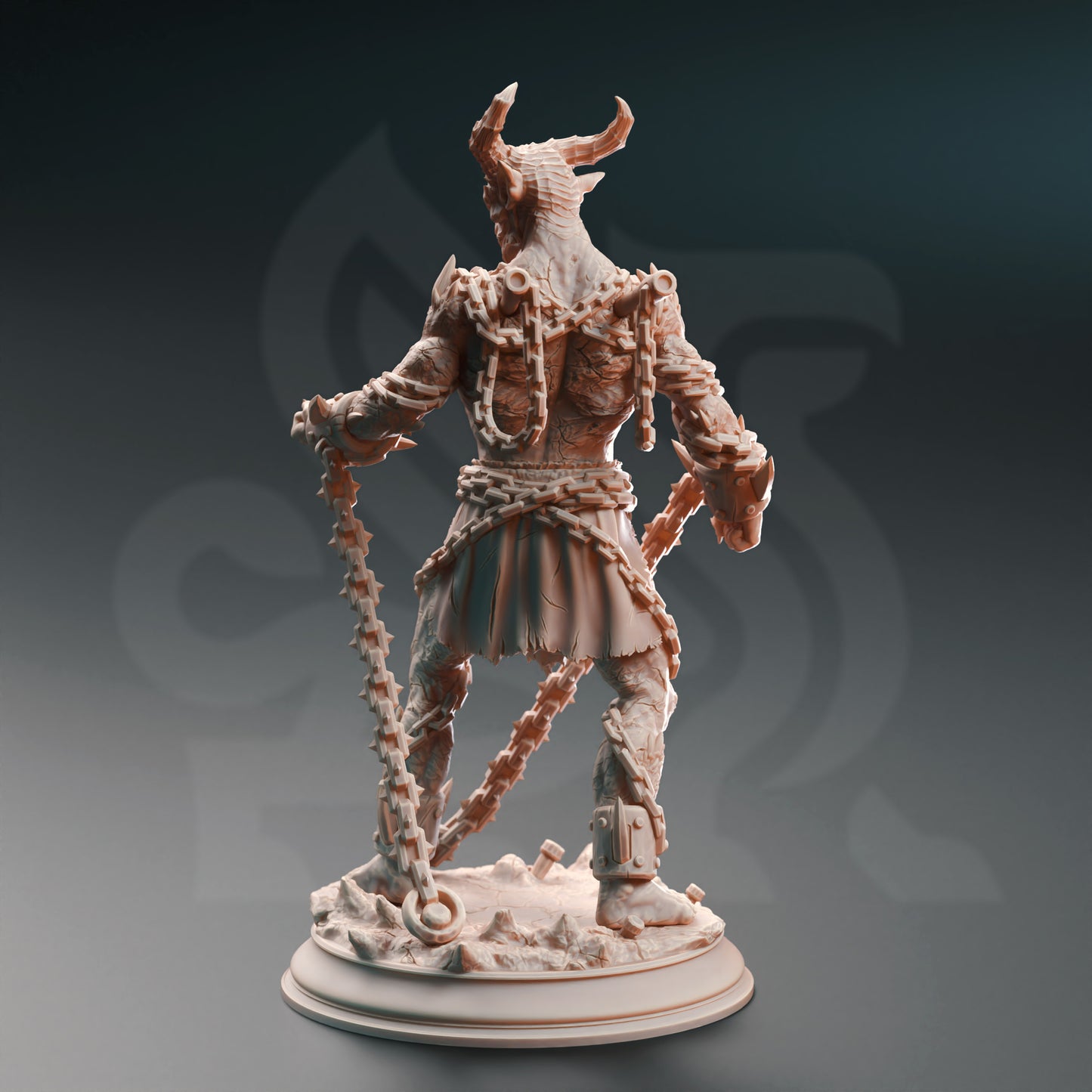 Demonic Chained Warrior Undead Fiends 3 forms 32mm Scale - Chain Devils by DM Stash