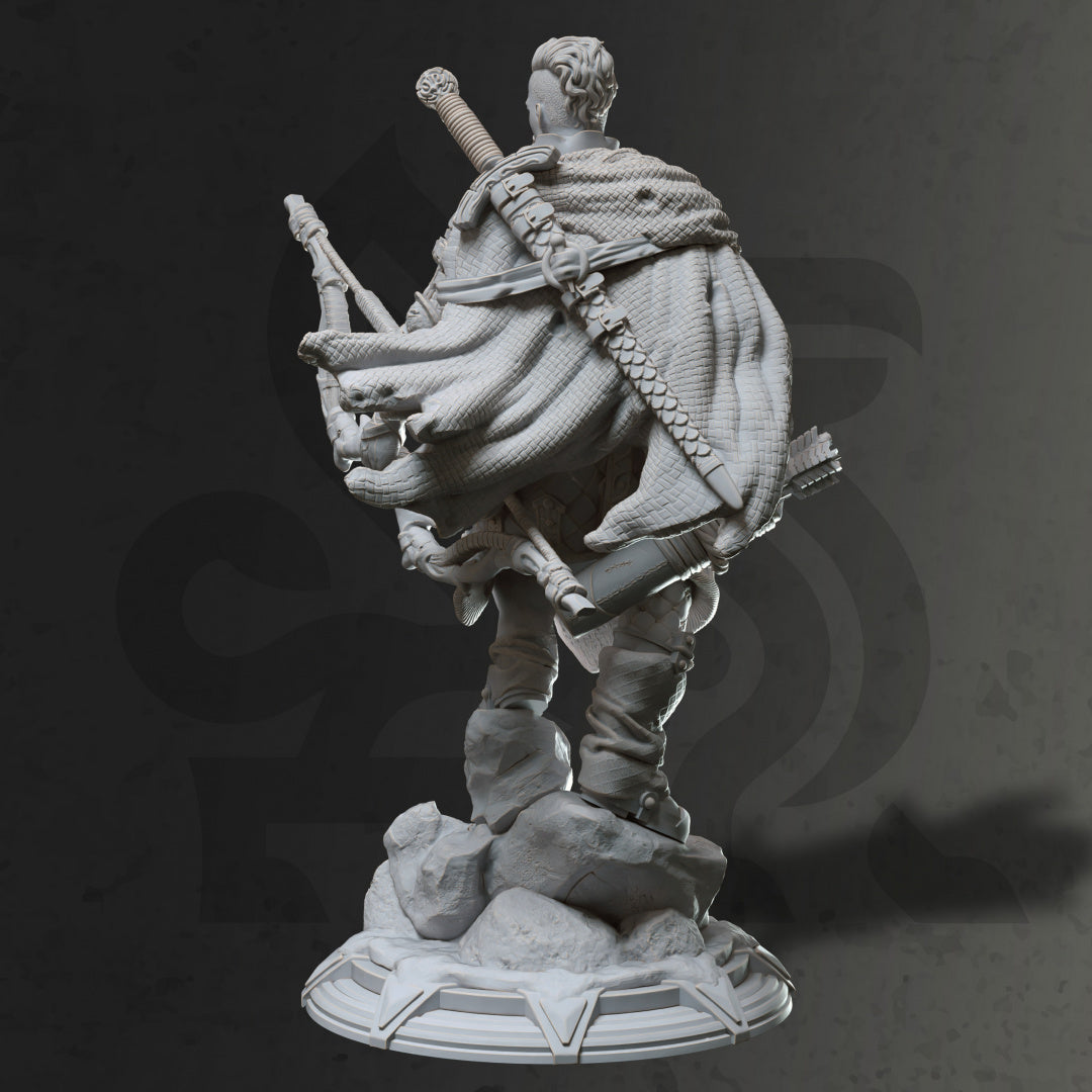 Nordic Archer Warrior Rogue Miniature 32mm Scale - Northern Ranger by DM Stash