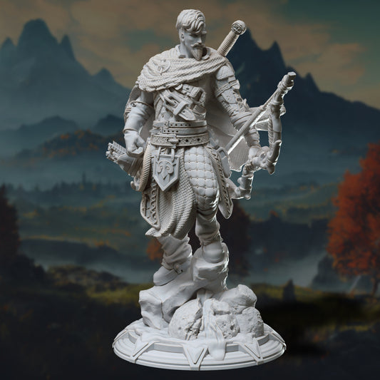 Nordic Archer Warrior Rogue Miniature 32mm Scale - Northern Ranger by DM Stash
